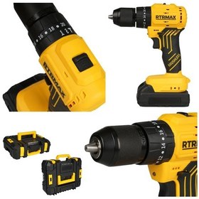 Resim Akülü Darbeli Matkap Rtrmax Kömürsüz 54nm 2x2 Ah Akü S-lıon 