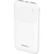 Resim ACL PW-99 10000mAh Powerbank Beyaz | LED Göstergeli, Çift USB & Type-C Çıkışlı, Akıllı Güvenlik Sist 