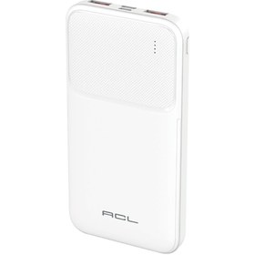 Resim ACL PW-99 10000mAh Powerbank Beyaz | LED Göstergeli, Çift USB & Type-C Çıkışlı, Akıllı Güvenlik Sist 