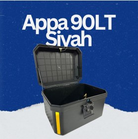 Resim Appa Parts Appa Motosiklet Çantası - Anahtar Kilitli - Siyah 90 Lt. 