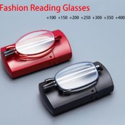 Resim 1 Çift KZFOO Şık Katlanabilir Okuma Gözlüğü, Ayarlanabilir Büyütme +1.00 ila +500, Geri Çekilebilir Metal Menteşeler, Kırmızı/Siyah Çerçeve ve Kutu - Yaşlı Erkekler ve Kadınlar için Presbiopiya Düzeltici, Taşınabilir Gözlük, Modern Tasarım, Yüksek Kaliteli Lensler, Görüş Desteği 