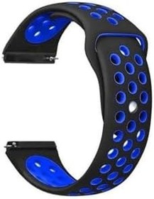 Resim Gpack Haylou RS4 Plus Kordon, Delikli Çift Renk Silikon, Mavi 