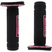 Resim Hightower Siyah Toz Evrensel 7/8" Motosiklet Atv Direnç Gidon Tutamağı Dayanıklı Konforlu 