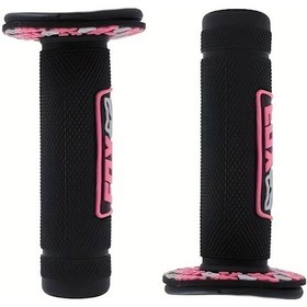 Resim Hightower Siyah Toz Evrensel 7/8" Motosiklet Atv Direnç Gidon Tutamağı Dayanıklı Konforlu 