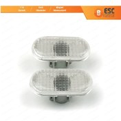 Resim Renault Clio 2 için Yan Çamurluk Sinyali 8200257884 Beyaz N11.14219 