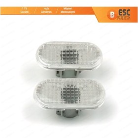 Resim Renault Clio 2 için Yan Çamurluk Sinyali 8200257884 Beyaz N11.14219 