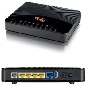 Resim Zyxel TTNet Zyxel VMG 3312-B10A TT Versiyon Vdsl Modem Siyah (Kutulu-Yenilenmiş) 