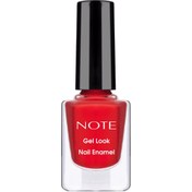 Resim Note Gel Look Nail Enamel Oje 14 Rich Red 