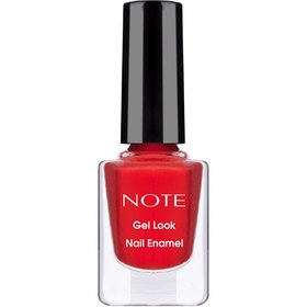 Resim Note Gel Look Nail Enamel Oje 14 Rich Red 