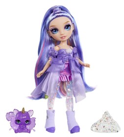 Resim Rainbow High Violet - Parıltılar ve Slime Serisi Bebeği 
