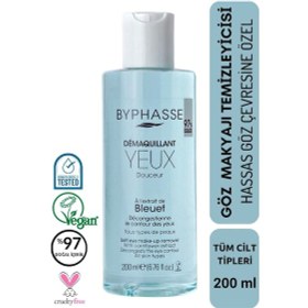 Resim Byphasse Hassas Ciltler İçin Nazik Göz Makyaj Temizleyici 200 ML 