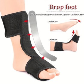 Resim 1 Adet Ayak Düşme Destek Kemerli Yürüme Yardımcısı, Sarkan Ayaklar ve Ayak Bileği Stabilizasyonu için Ayak Propu 