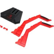 Resim Mufunye Profesyonel Kırmızı Kulaklık Aynası 