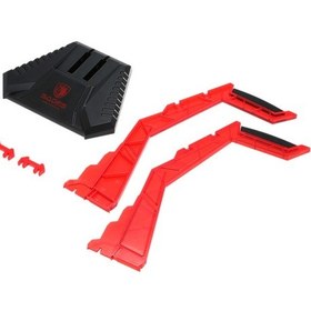 Resim Mufunye Profesyonel Kırmızı Kulaklık Aynası 