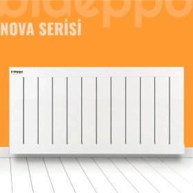 Resim bideppo.com Nova Serisi Yükseklik 50 cm Genişlik 37 Dilim (313 Cm) Alüminyum Radyatör 