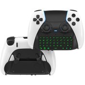 Resim Cbtx Jys P5172 Sony Uyumlu Ps5 İçin Dualsense Edge Denetleyici Kablosuz Bluetooth Harici Klavye Taşınabilir Gamepad Klavye Siyah 