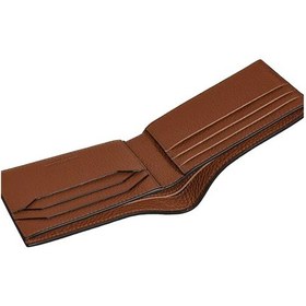 Resim Mont Blanc Montblanc Grain Deri 6 Bölmeli Cüzdan 221398 Kahverengi 