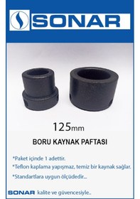 Resim Plastik Boru Kaynak Makine Paftası.Lokma 125 Mm 