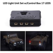 Resim Killerbody Led Işık Ünitesi Seti Kb 1/10 Marauder Ⅱ Axial Scx10 Traxxas Trx-4 Rc Araba İçin Kontrol Kutusu İle 