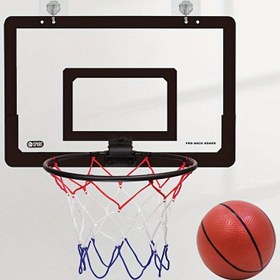 Resim Kapalı Deliksiz Basketbol Potası, Katlanabilir Duvara Monte Basketbol Tahtası, Mini Basketbol Topu ile 