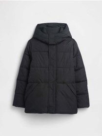 Resim GAP Siyah Erkek Erkek Çocuk ColdControl Parka Mont Model Kodu: 789999000Siyah 