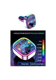 Resim Bluetooth Araç Kiti Pd 3,0 Hızlı Araç Şarjı Mp3 Player Fm Transmitter 