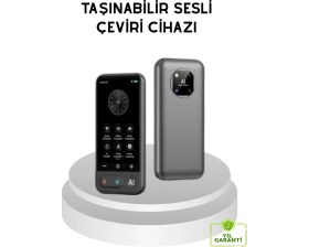 Resim Aylina Mey Ithalat® Taşınabilir Akıllı Tercüme Cihazı - Gerçek Zamanlı Ses ve Metin Çevirisi 