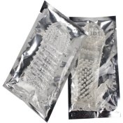 Resim Black'S Shop Şeffaf Tırtıklı Prezervatif Şekilli Penis Kılıfı P-P-K-102 