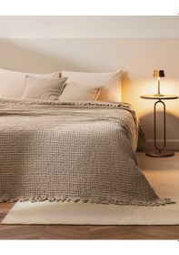 Resim Madame Coco Mulette Tek Kişilik Yatak Örtüsü Yo0000000028 Tek Kişilik-bej Bej 