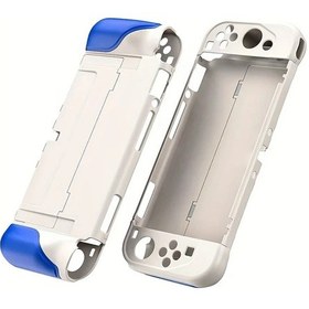 Resim Gaojunshop01 Nintendo Switch 1 Mavi Dayanıklı Koruyucu Kılıf Taşınabilir Stand Oyun Yuvalı 
