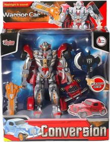 Resim Hw-668-1-2 Işıklı Dönüşebilen Robot Araba -vardem 