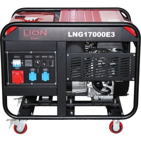 Resim Lıon Power Lng 17000E3 Benzinli Jeneratör 17 Kva Marşlı Trifaze %100 Bakır Sargılı 