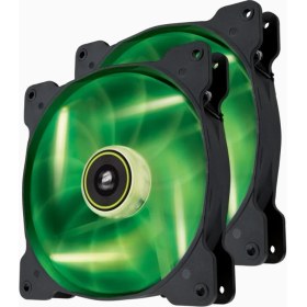 Resim Corsair CO-9050037-WW SP 140 Air Serisi 140mm Yüksek Statik Basınç Yeşil Led 2'li Kasa Fanı 