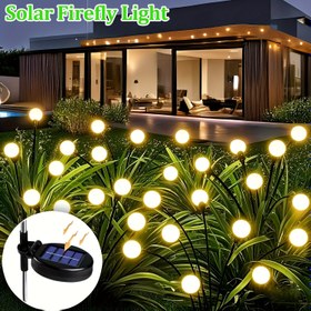 Resim Solar Firefly Lights Outdoor - 18 Senaryo, Su Geçirmez, LED Bahçe Işıkları, Patio ve Arka Bahçe Dekoru için, Nikel Pil ile Güçlendirilmiş, Kolay Kurulum, AIPUSI Markası, Patio Aydınlatması | Şık Dış Mekan Tasarımı | Su Geçirmez Işıklar, Dış Mekan Işıkları için 
