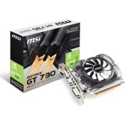Resim MSI NVIDIA GeForce GT 730 4GD3V2 4GB 128 bit DDR3 DX(12) PCI-E 2.0 Ekran Kartı ( N730-4GD3V2 ) 