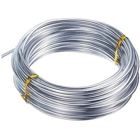 Resim 1 mm Alüminyum Tel Yuvarlak - 1 metre 