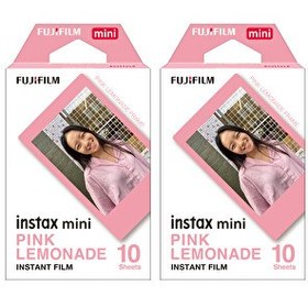 Resim Fujifilm Instax Mini Pink Lemonade 10x2 Film Seti 