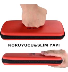 Resim Crk Teknoloji Nintendo Switch Çanta + Ekran Koruyucu Carrying Case 