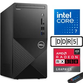 Resim Dell Vostro 3030 mt Intel Core I7 12700 96GB DDR5 4TB SSD Ubuntu Amd RX550-4GB Masaüstü Bilgisayar N3030I7RX550U05 