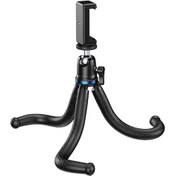 Resim Yunboo Apexel Apl-jj10 Taşınabilir Esnek Ahtapot Tripod - 360 Dönebilir Başlık, Akıllı Telefon Ve Dslr Uyumlu, 3kg Taşıma Kapasiteli Siyah 