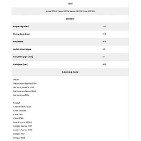 Resim Form Metal 72397 Laguna 5 Kanal 10 Diş 595656 1 Marş Dişlisi 