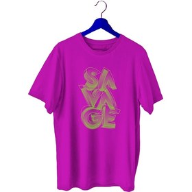 Resim Bluu Savage Sporcu T-Shirt Bisiklet Yaka (528819306) 