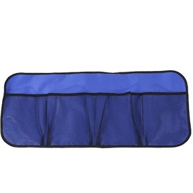 Resim Moveevo Mavi Oksford Kumaş Araba Organizatörü - Yüksek Kapasiteli, Su Geçirmez, Arka Koltuk Çantası İle Araç İçini Düzenle 