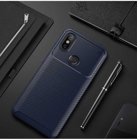 Resim Xiaomi Mi 8 Uyumlu Kılıf Zore Negro Silikon Kapak Lacivert 