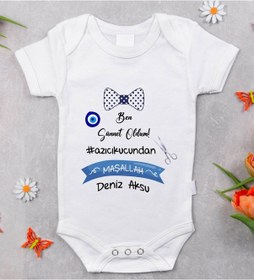 Resim Bitmeyenkartus Bk Kids Isimli Sünnet Tasarımlı Bebek Body Zıbın - Model 2 Çok Renkli 