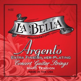 Resim La Bella Klasik Gitar Teli SH-ARGENTO HARD TANSİYON 