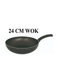 Resim Mehtap Teflon Wok Tava - 24 Cm Siyah 