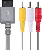 Resim CUENSTOP Wii Wii U için AV Kablosu, Nintendo Wii/Wii U ile Uyumlu Kompozit Ses Video Kablosu, TV Konektör Kablosu 1.8M/6FT 