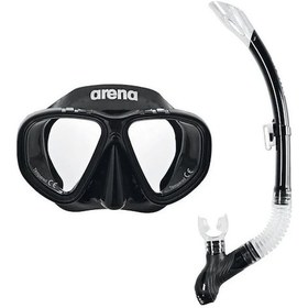 Resim Arena Premium Snorkeling Set Jr Çocuk Çok Renkli Yüzücü Şnorkel 002019505 Siyah 
