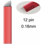 Resim 25 Adet 12 Pin Kalıcı Makyaj - Microblading İğnesi - Xlm-12F 